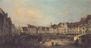 Bernardo Bellotoo The Old Market Square in Dresden oil painting picture wholesale